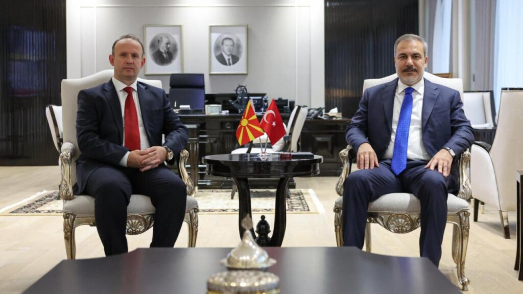 Türkiye Dışişleri Bakanı Hakan Fidan, Kuzey Makedonya Meclis Başkanı Gashi ile görüştü