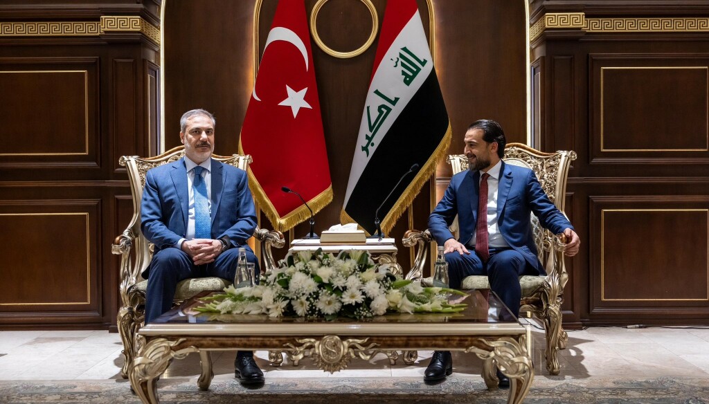 Bakan Fidan, Takaddum Partisi Başkanı Halbusi ile görüştü