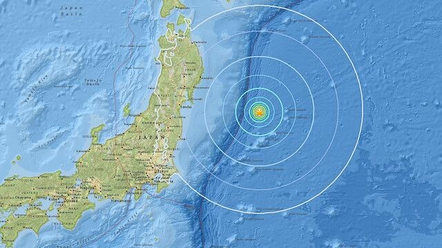 Japonya'nın kuzeydoğusunda 5,8 büyüklüğünde deprem