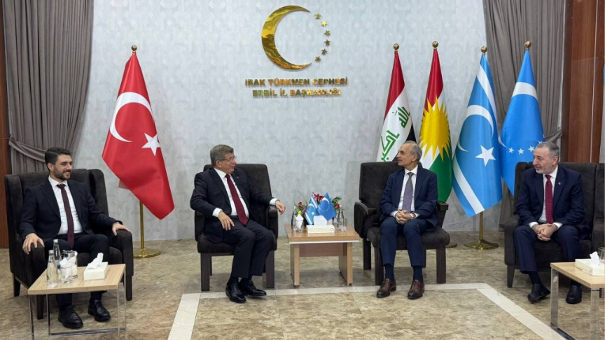 ITC Başkanı Hasan Turan, Ahmet Davutoğlu ile Erbil’de buluştu