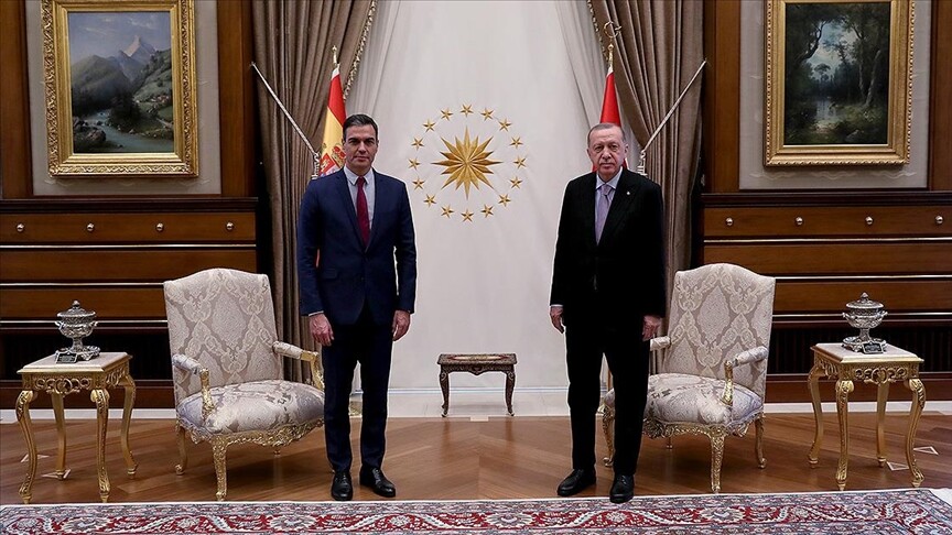 Erdoğan, İspanya Başbakanı Sanchez ile görüştü