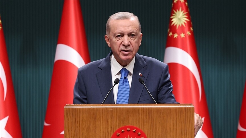 Türkiye Cumhurbaşkanı Erdoğan'dan şehit askerler için başsağlığı mesajı