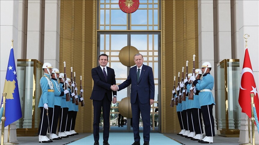 Türkiye Cumhurbaşkanı Erdoğan, Kosova Başbakanı Kurti'yi kabul etti