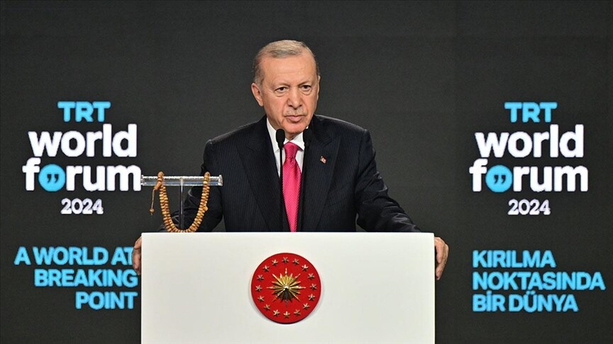 Türkiye Cumhurbaşkanı Erdoğan: Dünya 5 daimi üyenin eline, diline bırakılamaz