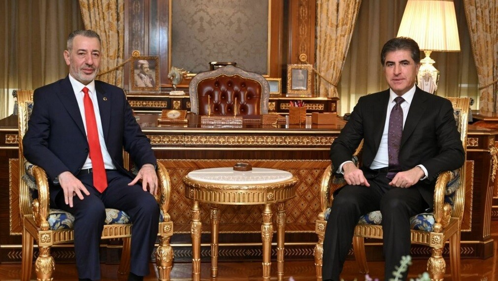 Bakan Maruf ile Neçirvan Barzani bir araya geldi