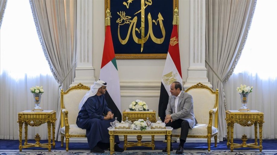 BAE Devlet Başkanı Al Nahyan, Mısır'da Cumhurbaşkanı Sisi ile 