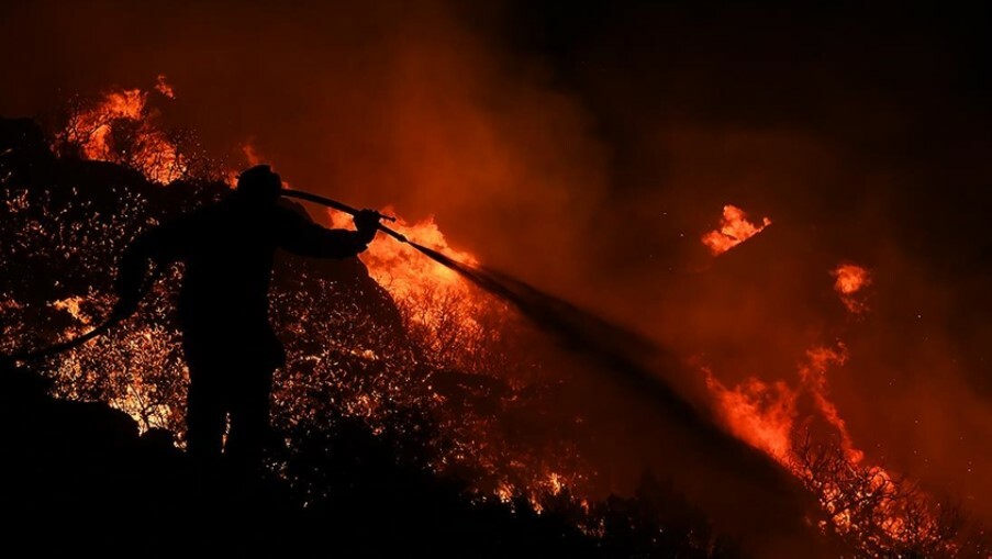 Yunanistan'da yangınların devam ettiği Meriç Bölgesi'ndeki ormanlık alanda 18 kişinin cesedi bulundu.