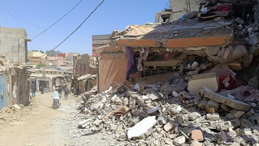 Fas’taki depremde arama kurtarma ve enkaz kaldırma çalışmaları sürüyor