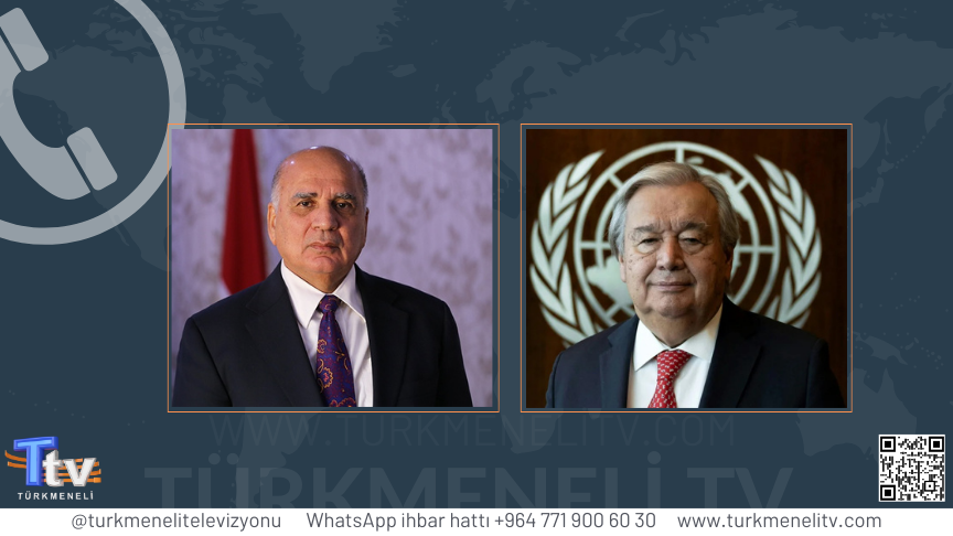 Bakan Hüseyin ve Guterres Suriye'yi görüştü