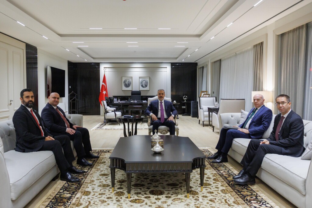 Türkiye Dışişleri Bakanı Fidan, ITC Genel Başkanı Ağa'yı kabul etti