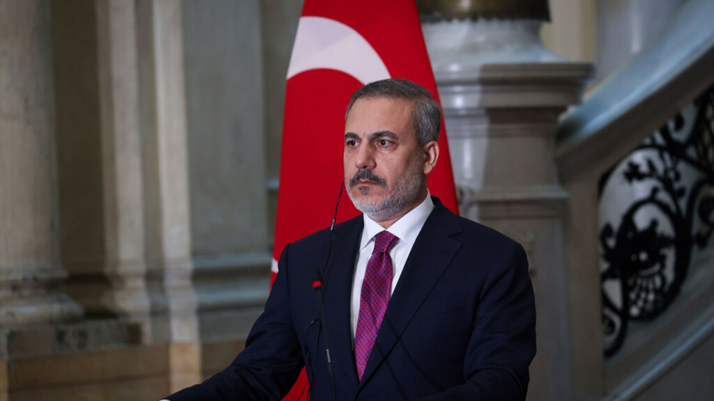 Türkiye Dışişleri Bakanı Fidan, New York'taki Türkevi'nde basın toplantısında konuştu