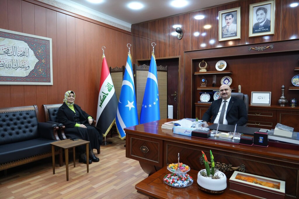 ITC Genel Başkanı Ağa, Kerkük İl Meclis Üyesi ile görüştü