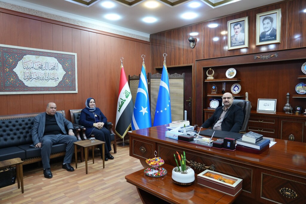 ITC Genel Başkanı Ağa, Milletvekili Gülsel Muhammed'i makamında kabul etti