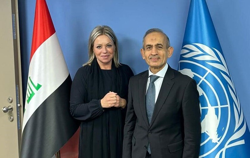 ITC Başkanı Turan ile BM Irak Temsilcisi Plasschaert Bağdat'ta bir araya geldi