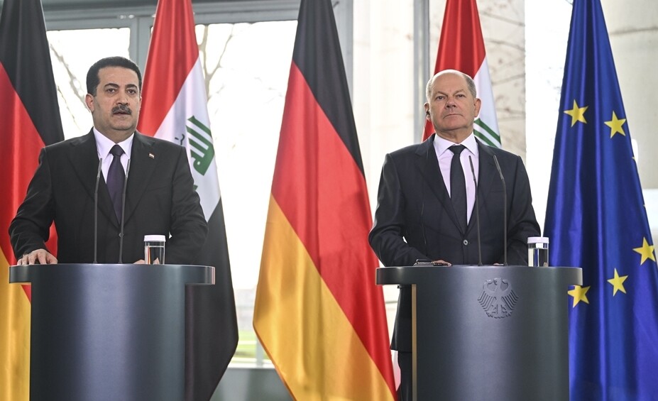 Başbakan Sudani, Alman mevkidaşı ile bir araya geldi