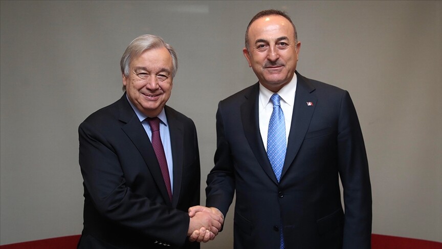 Çavuşoğlu, BM Genel Sekreteri Guterres ile telefonda görüştü