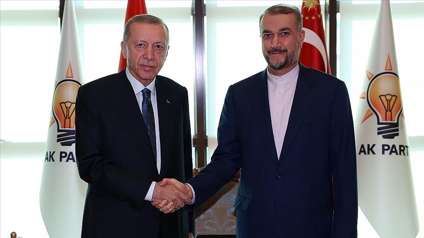 Erdoğan, İran Dışişleri Bakanı Abdullahiyan'ı kabul etti