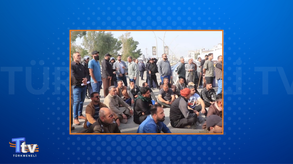 Diyale’de şehit ve yaralı ailelerinden arazi hakkı protestosu