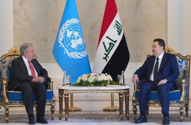 Başbakan, BM Genel Sekreteri António Guterres'i kabul etti