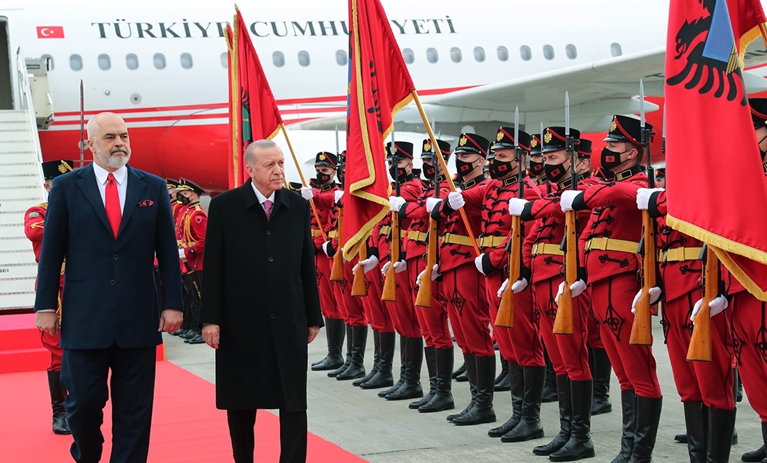 Türkiye Cumhurbaşkanı Erdoğan, Arnavutluk'ta