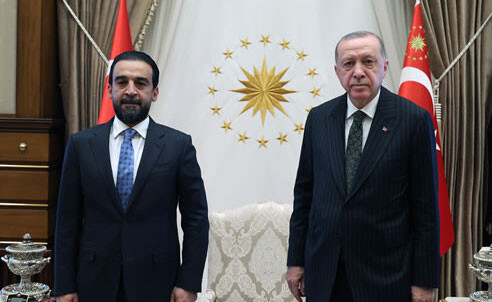 Meclis Başkanı Halbusi'den Erdoğan'a seçim tebriği