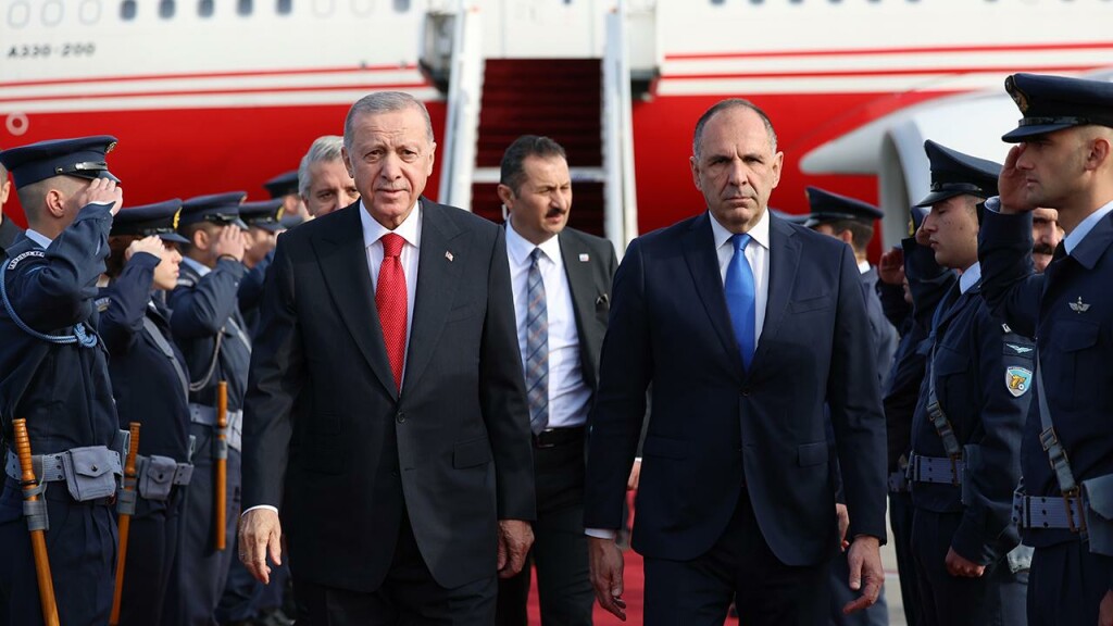 Türkiye Cumhurbaşkanı Erdoğan Atina'da