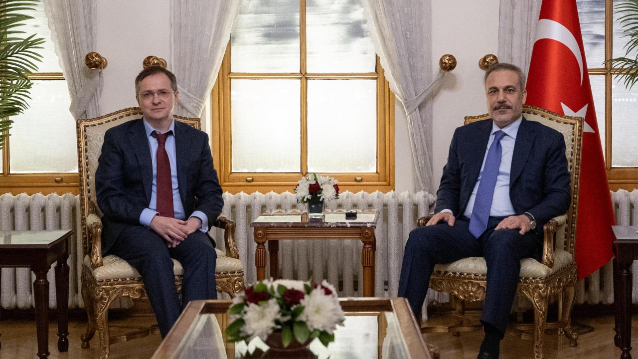 Hakan Fidan Rus heyeti ile görüştü