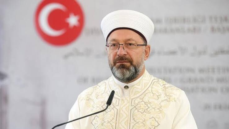 Türkiye Diyanet İşleri Başkanı Ali Erbaş Kerkük Avcı Camii İmamına taziye mesajı gönderdi