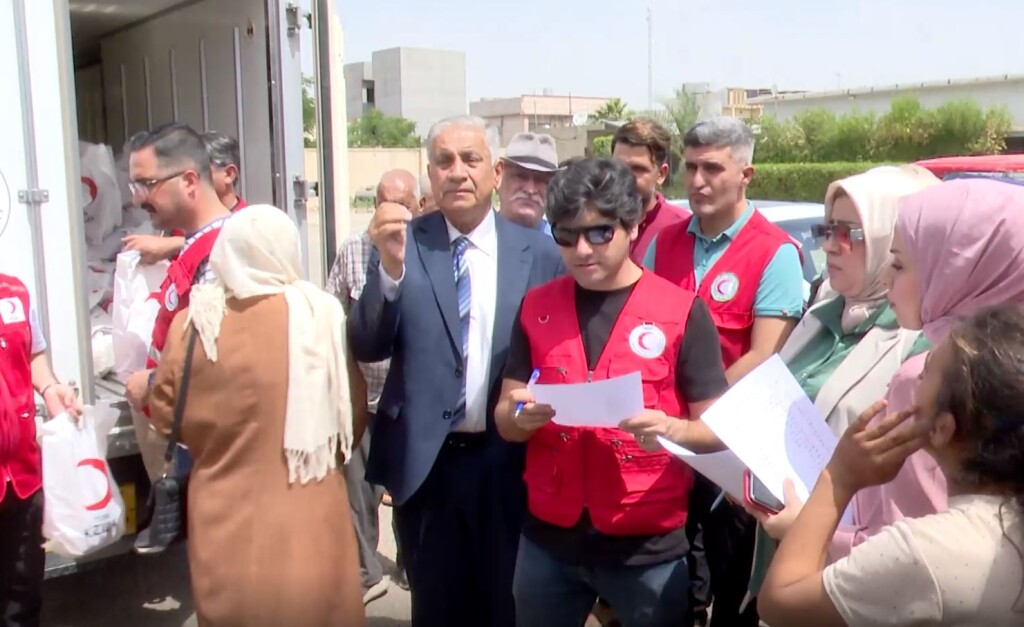 Türk ve Irak Kızılayı'ndan kurban organizasyonu