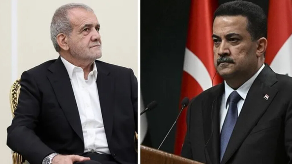 Irak Başbakanı Sudani ile İran Cumhurbaşkanı Pezeşkiyan