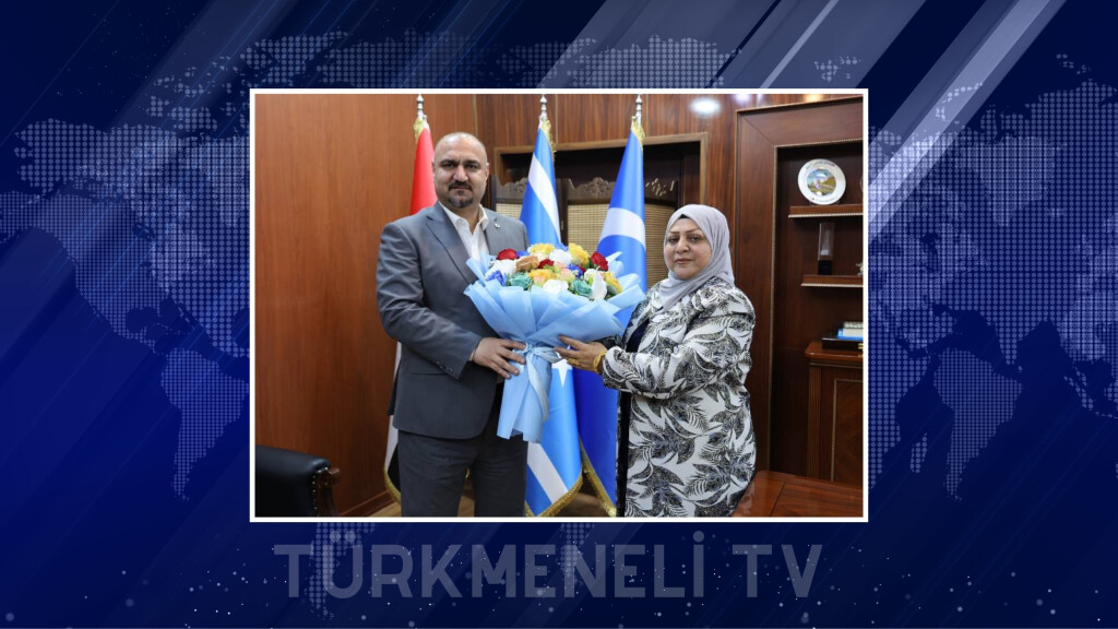 ITC Genel Başkanı Mehmet Seman Ağa, eski Milletvekili Hatice Ali Türkmen'i kabul etti