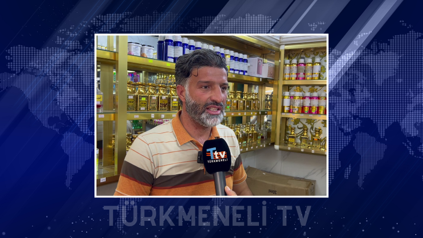 Telafer’de parfüm satışlarında hareketlilik