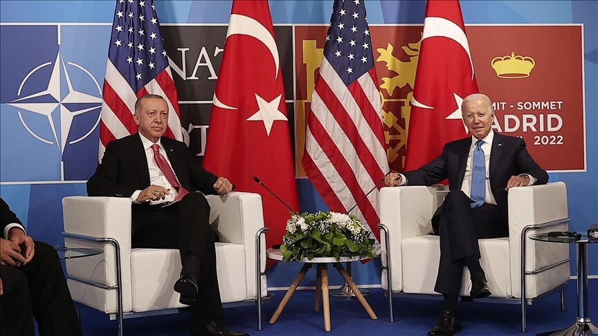 Erdoğan, ABD Başkanı Biden ile Görüştü