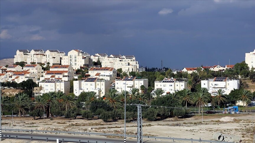 Doğu Kudüs'te Filistinlilerden gasbedilen İsrail yerleşimine