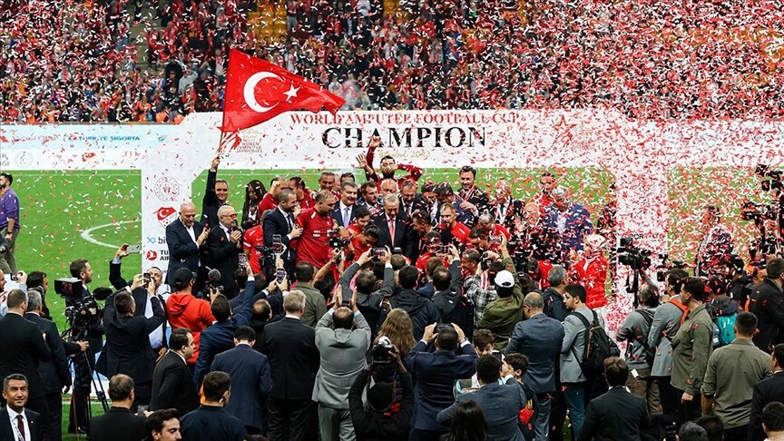 Türkiye Ampute Futbol Takımı dünya şampiyonu