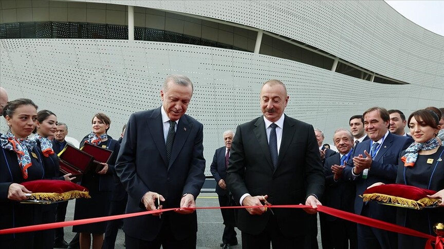 Erdoğan ve Aliyev, Zengilan Uluslararası Havalimanı'nın açılışını yaptı