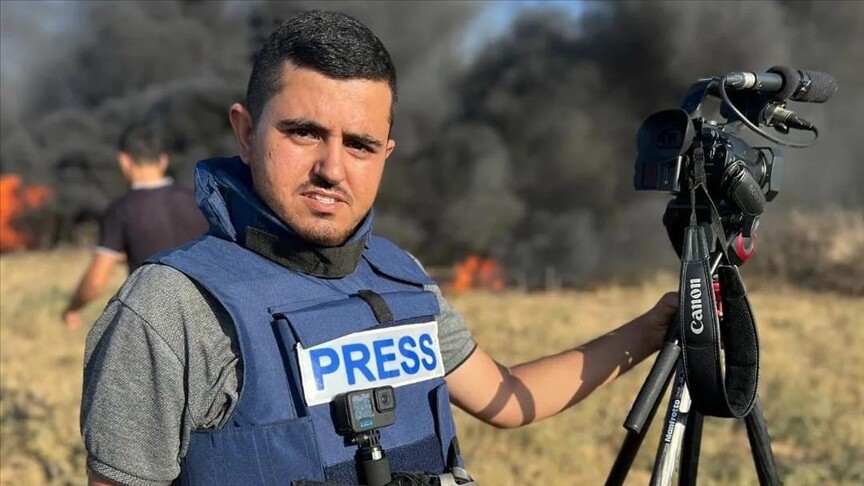 AA kameramanı Muntasır'ın İsrail'in hava saldırısında vefatı uluslararası basında yankı buldu