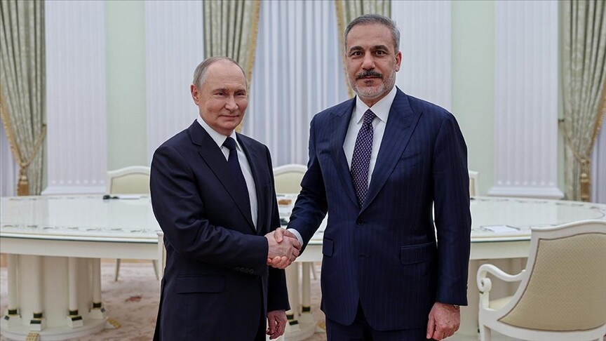 Türkiye Dışişleri Bakanı Fidan, Rusya Devlet Başkanı Putin tarafından kabul edildi