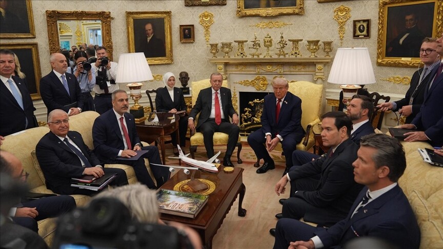 Türkiye Cumhurbaşkanı Erdoğan ile ABD Başkanı Trump bir araya geldi