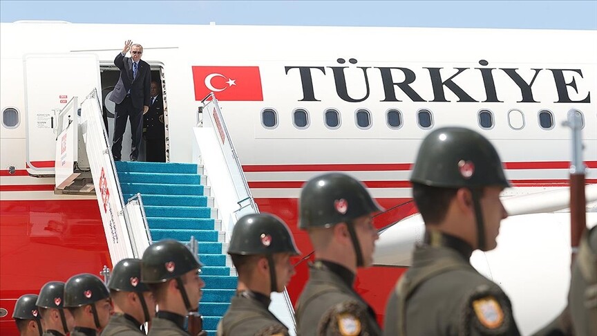 Türkiye Cumhurbaşkanı Erdoğan Rusya'ya Gitti