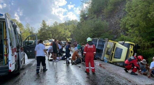 Marmaris'te Cip Safari Aracının Devrilmesi Sonucu 5 Iraklı Vatandaş Hayatını Kaybetti