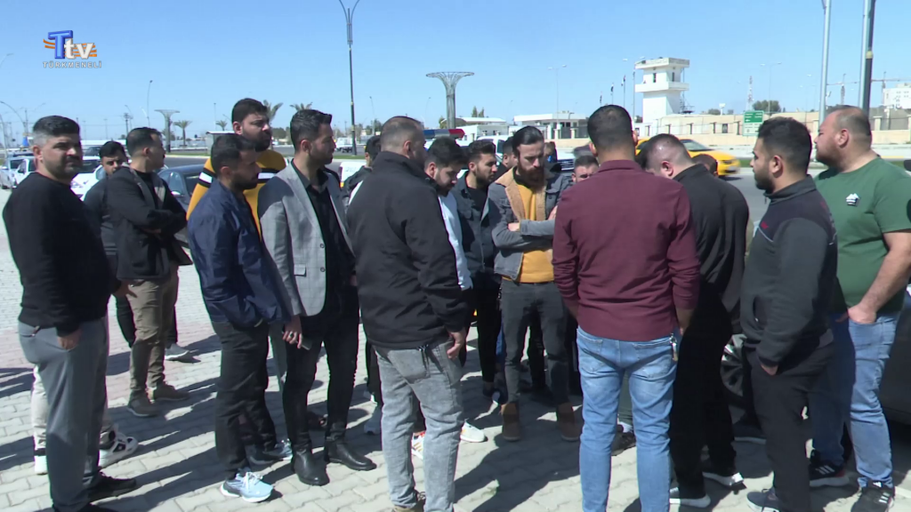 Kerkük’te internet kuleleri sahiplerinden protesto