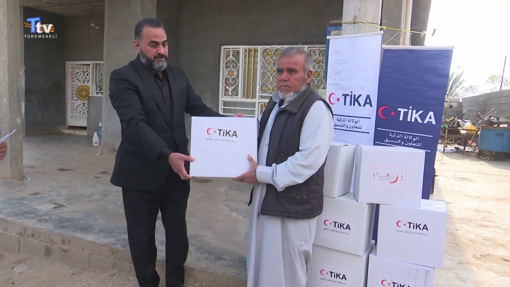 TİKA’dan Tuzhurmatu’daki Bayat köylerine ramazan yardımı