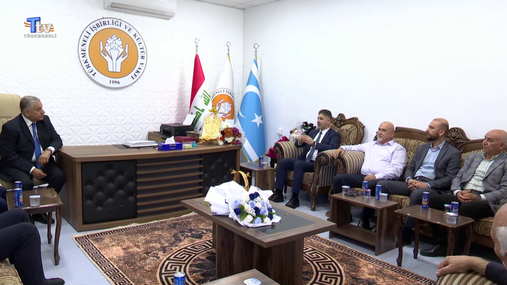 Kahtan Vendavi, Türkmeneli Vakfı ve Kaymakamlığı ziyaret etti