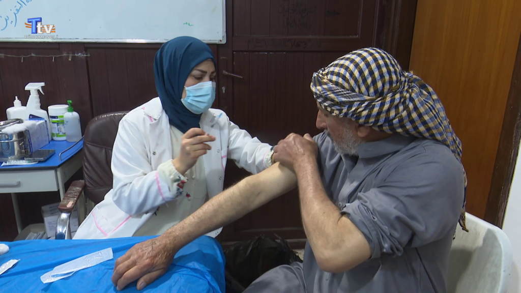 Tuzhurmatu’da hac ibadetine hazırlanan vatandaşlar için sağlık önlemleri hız kazandı.