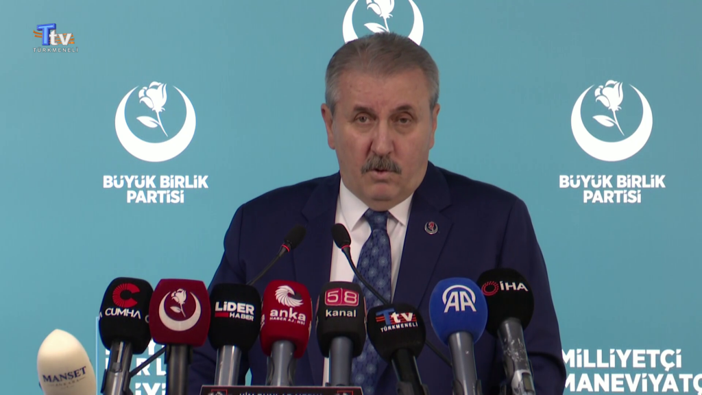 Mustafa Destici’den Kerkük Valisi Mehmet Seman Ağa’ya tebrik mesajı