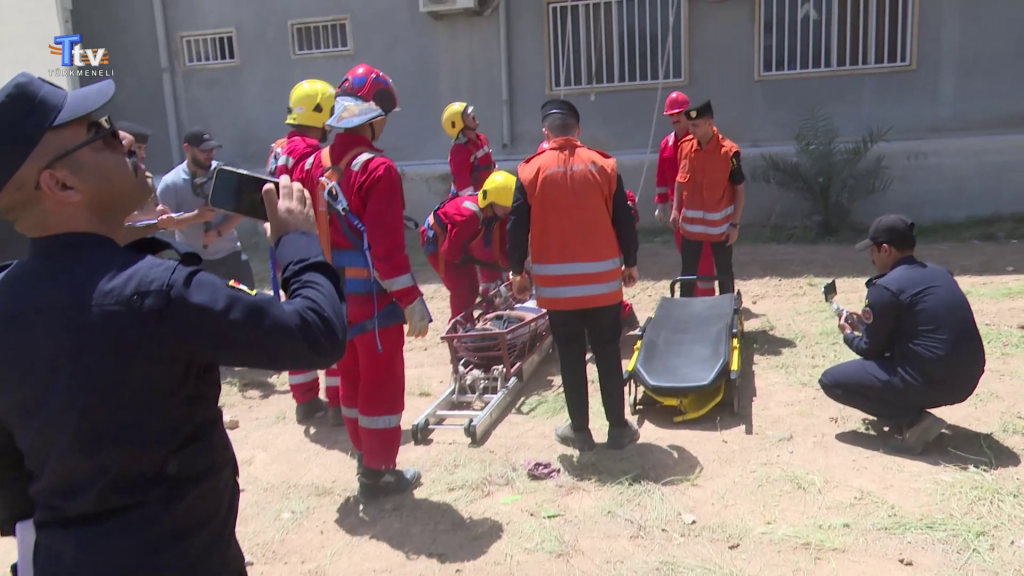 Kerkük Teknik Üniversitesi’nde yangın tatbikatı düzenlendi