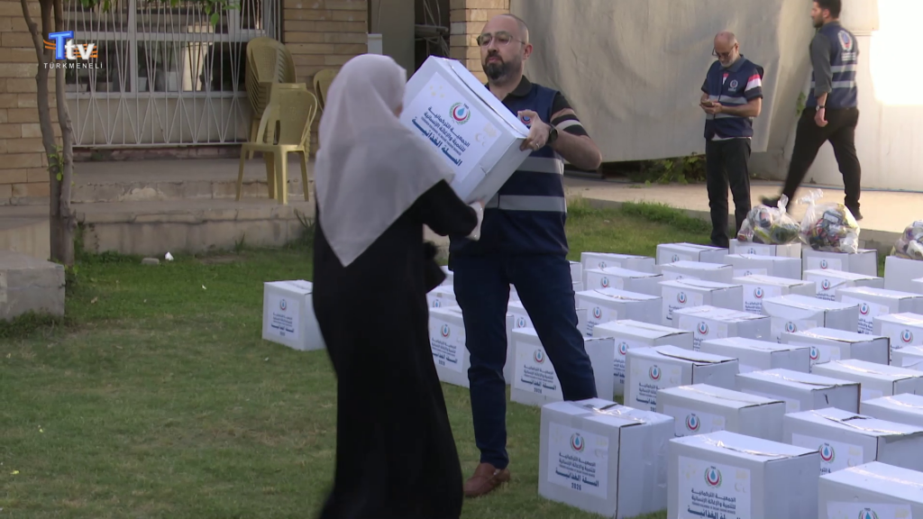 Kerkük'te ihtiyaç sahibi ailelere yönelik yardım kampanyası gerçekleştirdi.