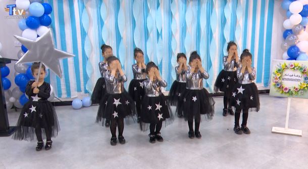 Kerkük’te minik yeteneklerden sanat sergisi