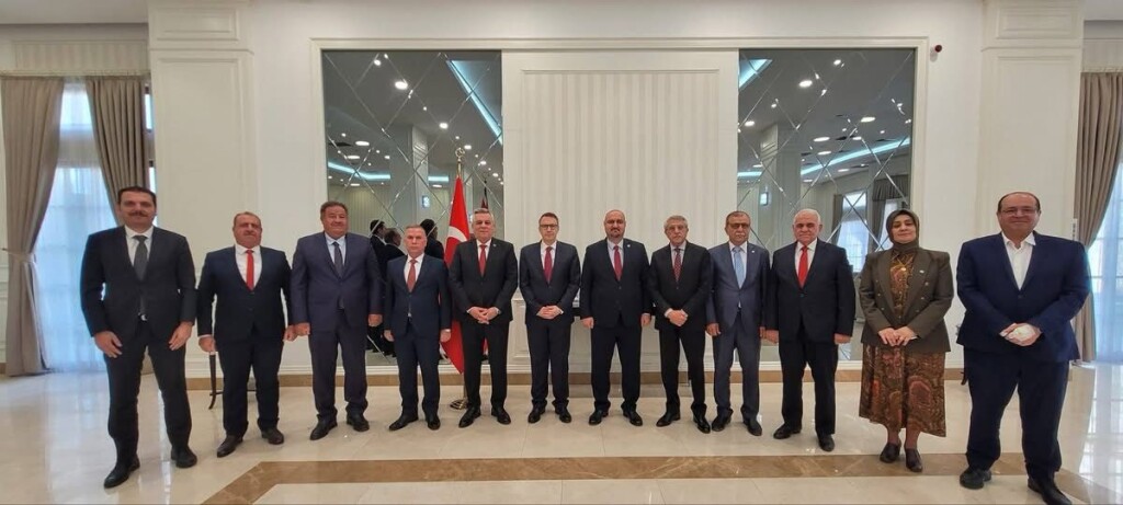 ITC Genel Başkanı Ağaoğlu ve öncülüğündeki Siyasi Büro üyeleri Türkiye'nin Bağdat Büyükelçiliği'nde